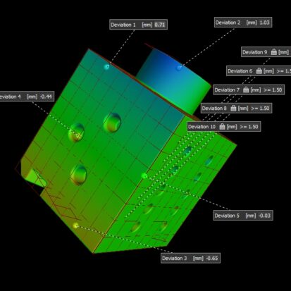 VG Cube Dimensional Inspection